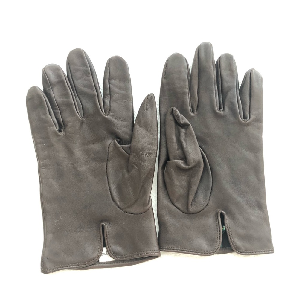 Mens Brown Leather Gloves